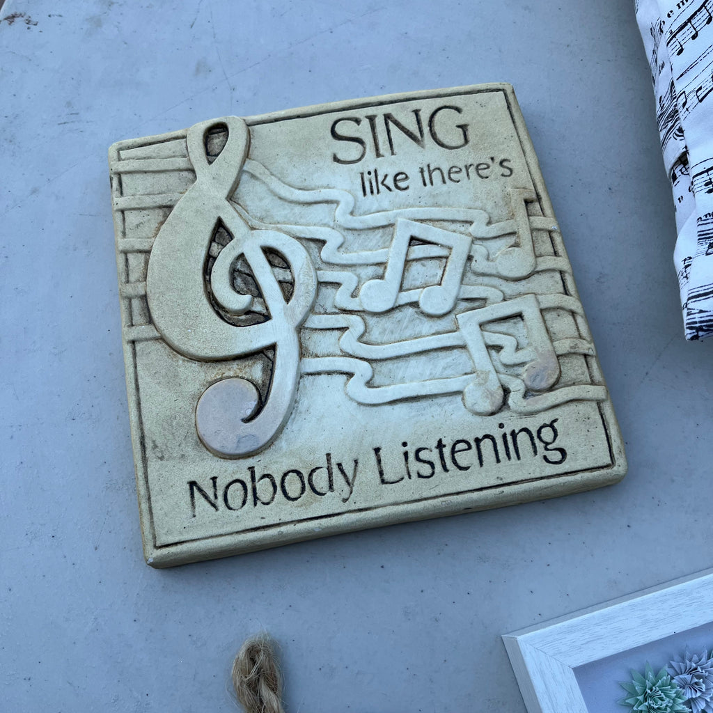 D633 Music themed home decor grouping