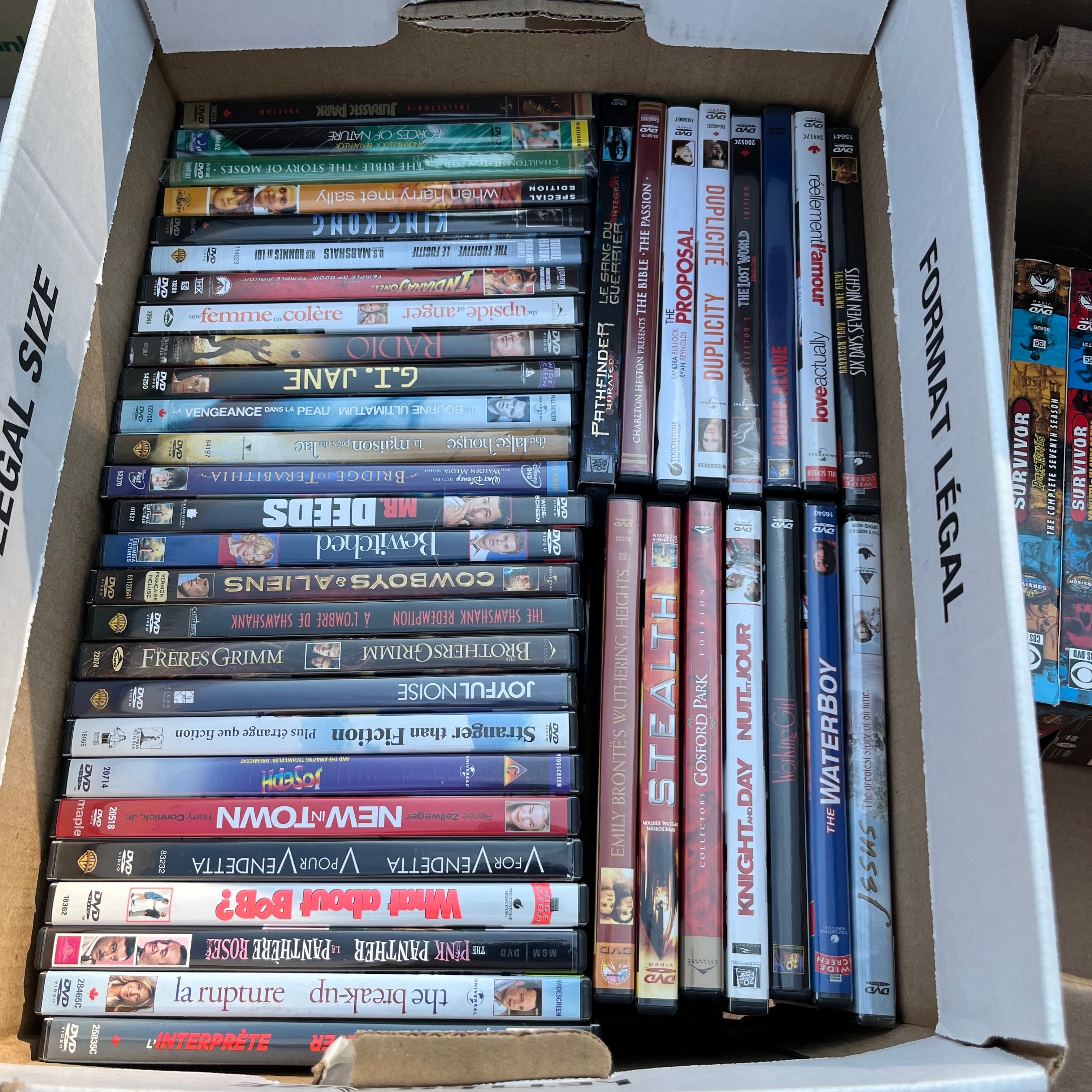 D643 Huge grouping of movies (table not included)