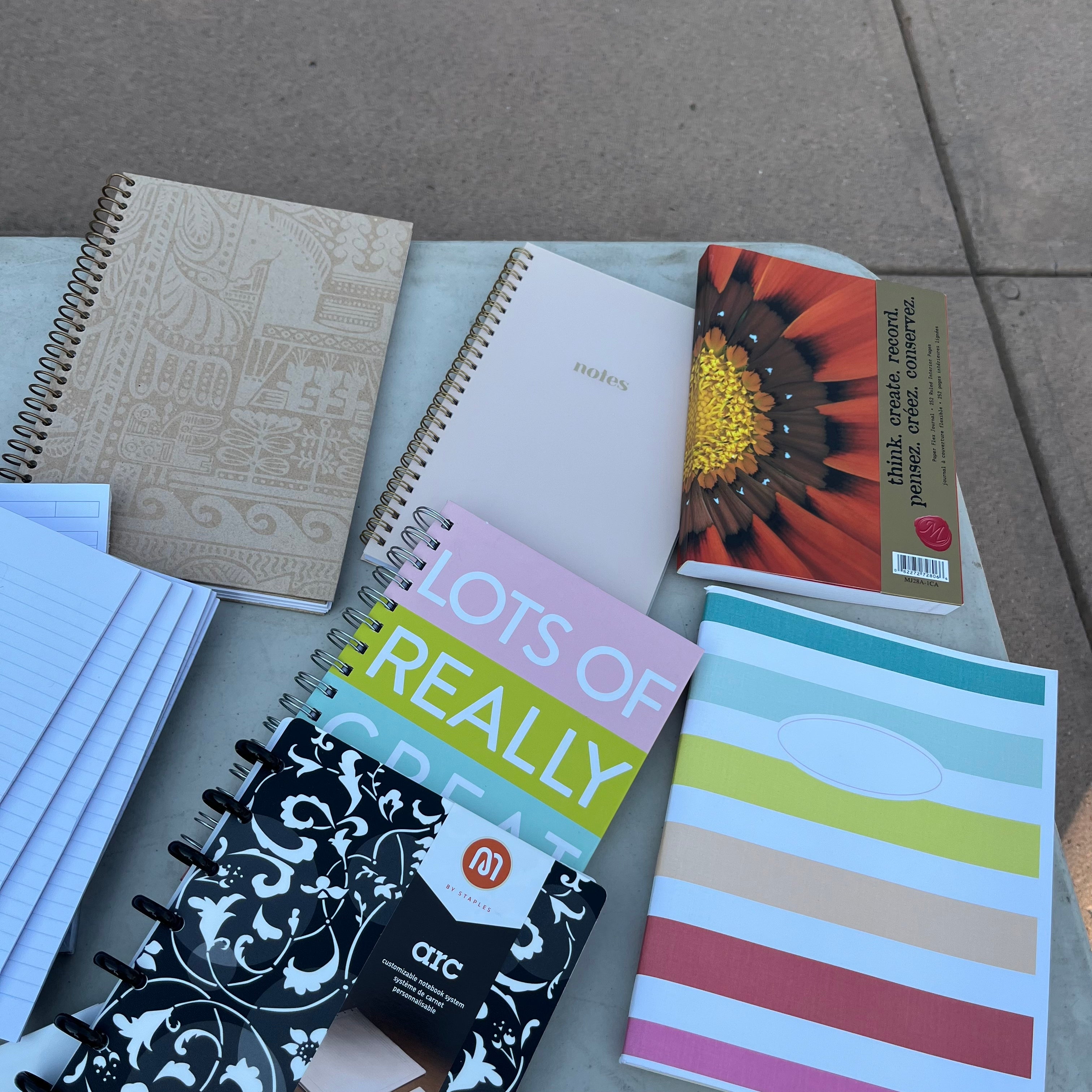 D645 & 646 Inspirational notebooks and more grouping (table not included)