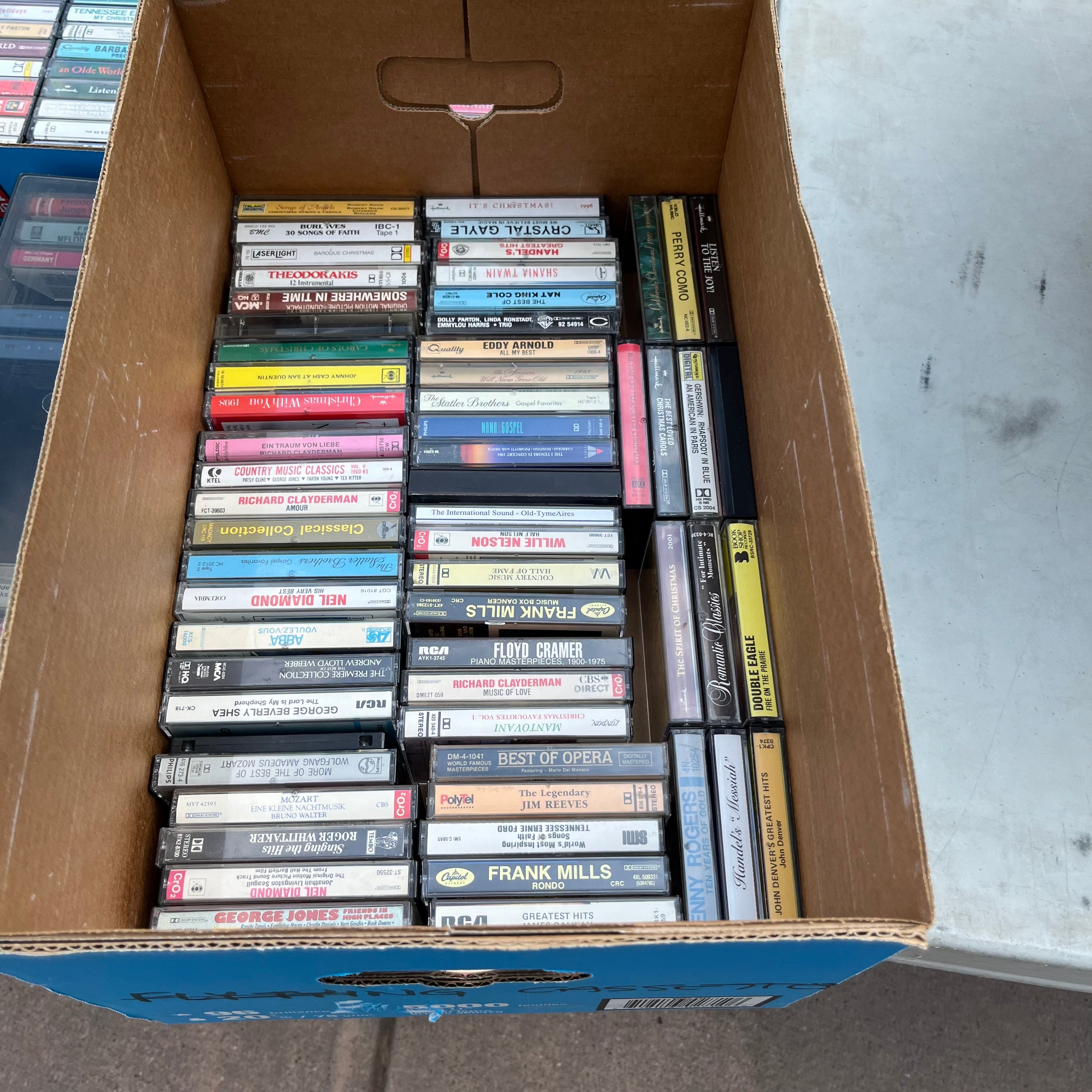 D654 Cassette Player and cassette collection