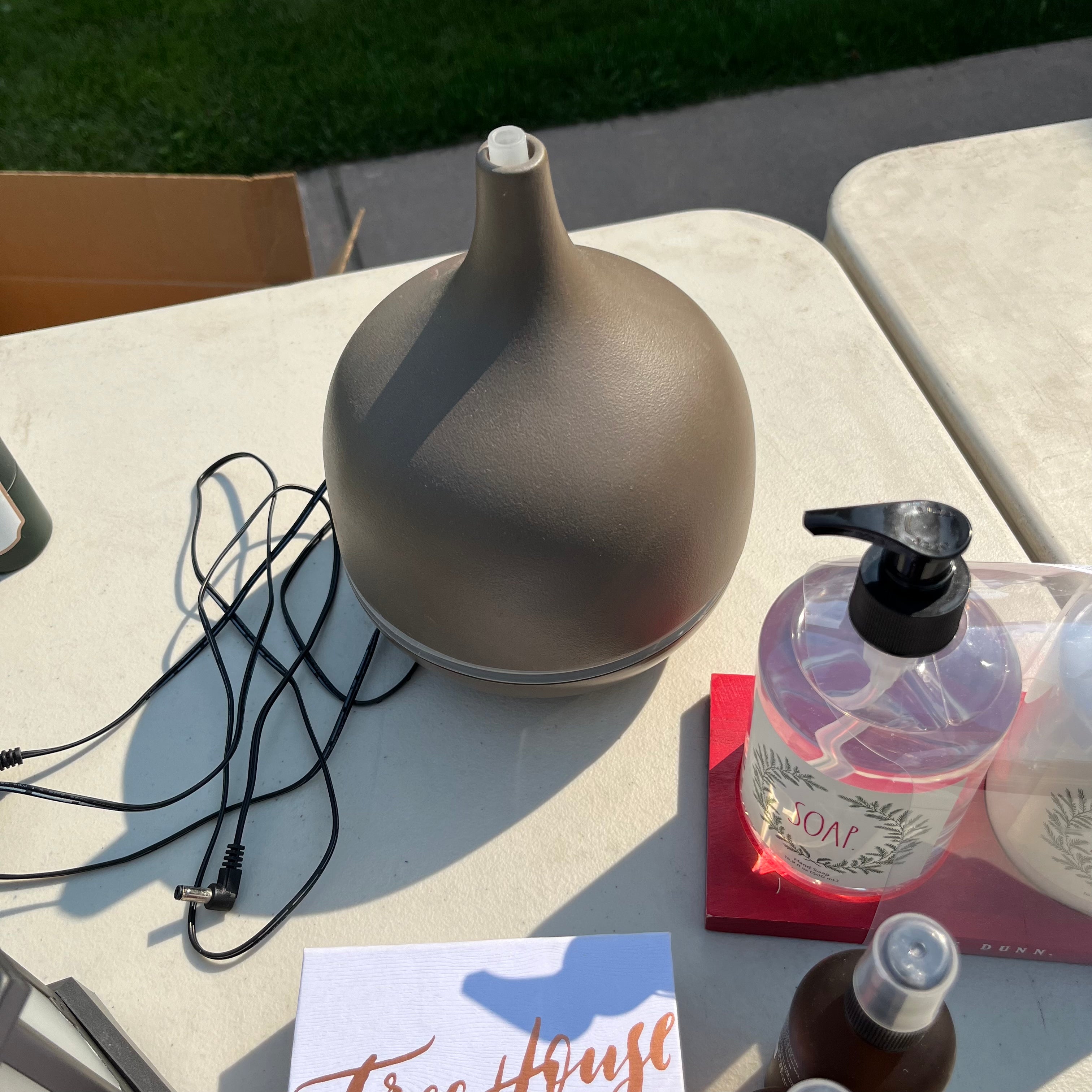 D658 Decor and more grouping (sage diffuser with oils and more)