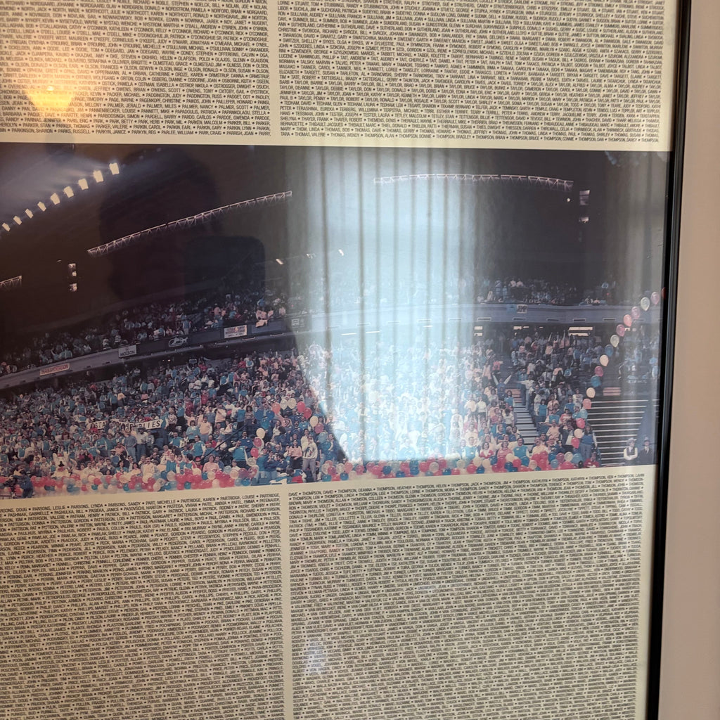 E734 Calgary Olympics framed poster