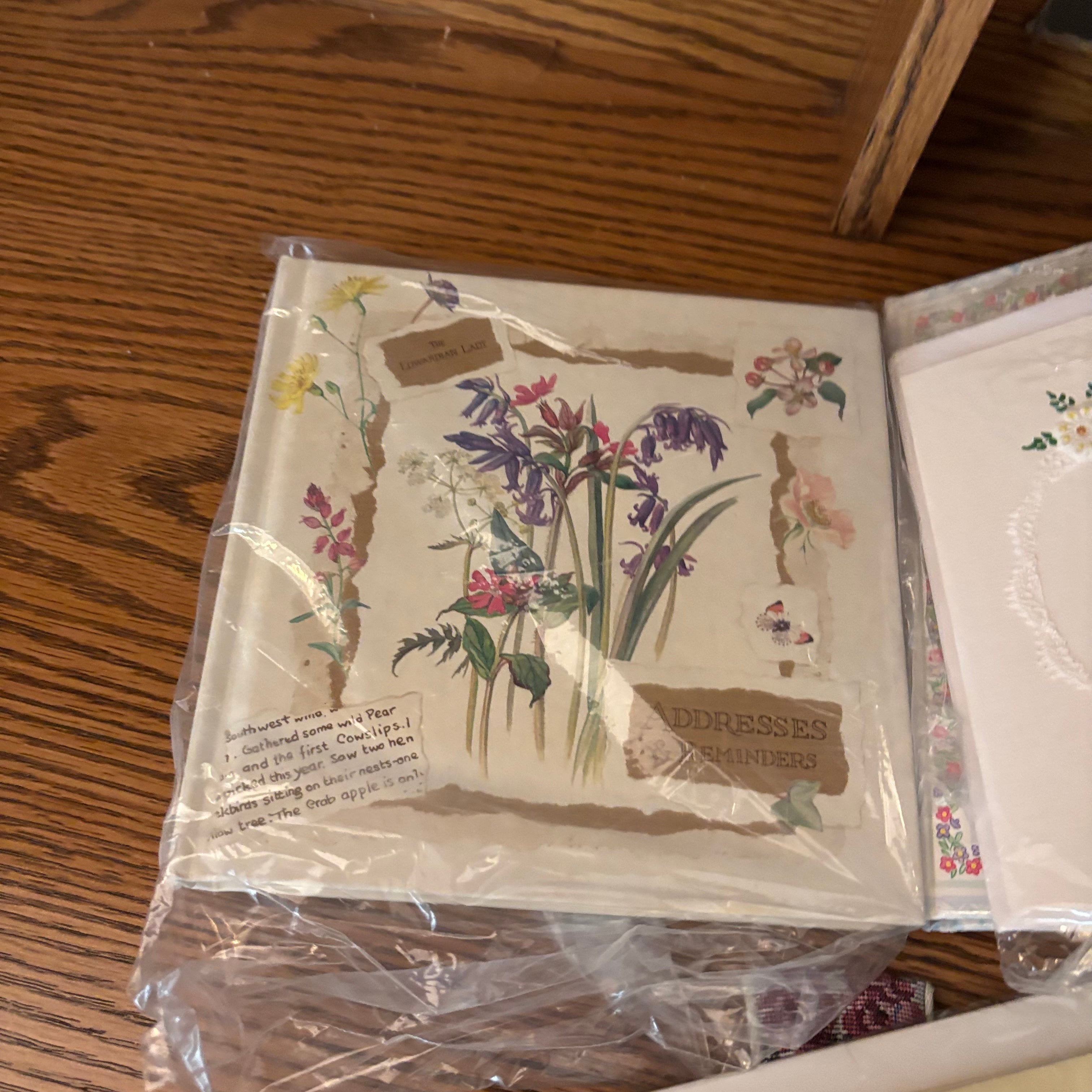 E736 Stationery Grouping (greeting cards and more, desk not included)
