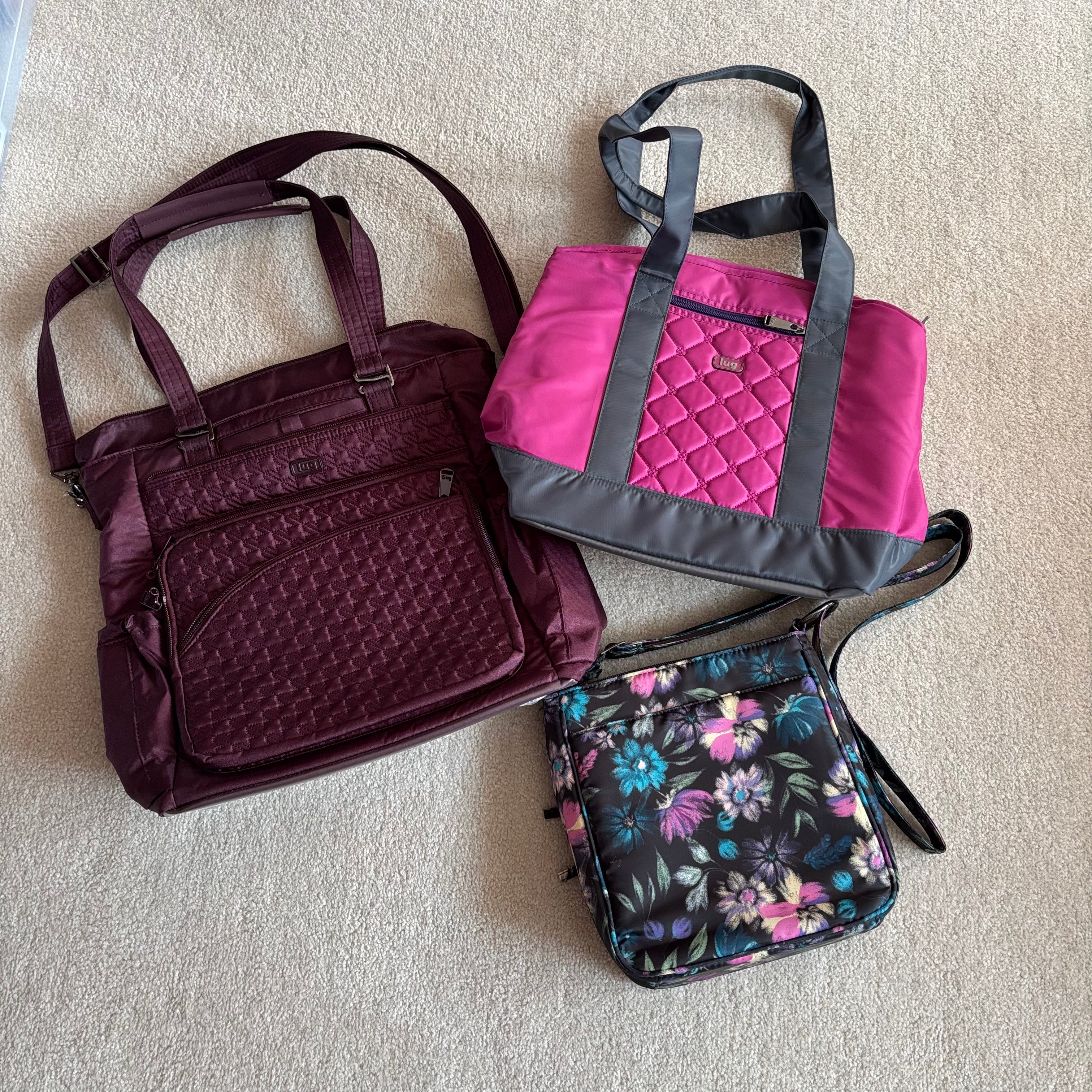 E752 Lug quilted bag grouping