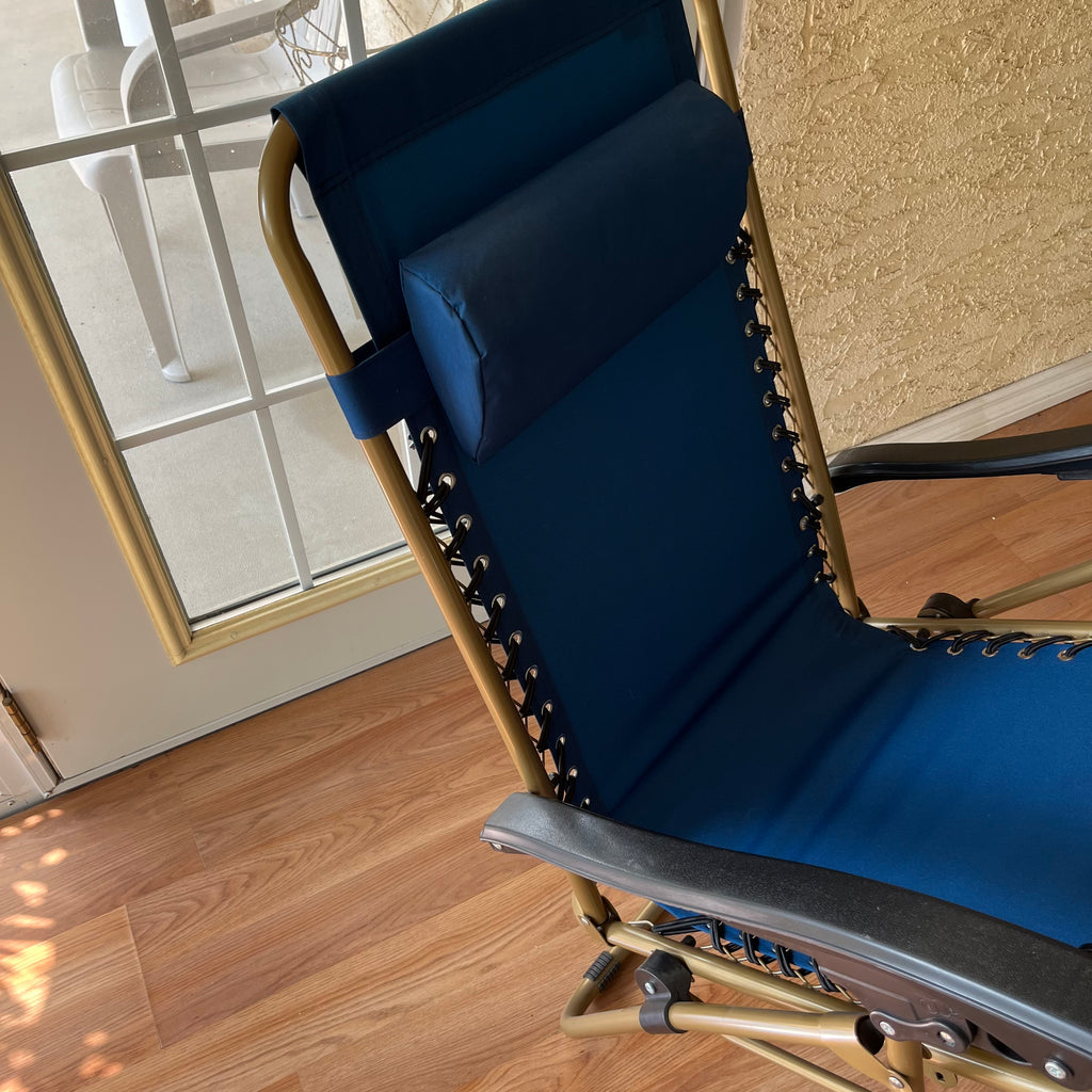 F503 Dark blue gravity lounger