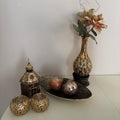 E768 Gold toned home decor grouping