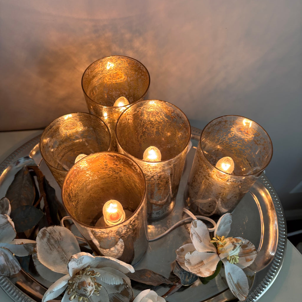 E769 Home Decor Grouping (magnolia style faux flowers and more)