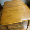 F513 Vintage wooden kitchen table (54" x 36" x 30")