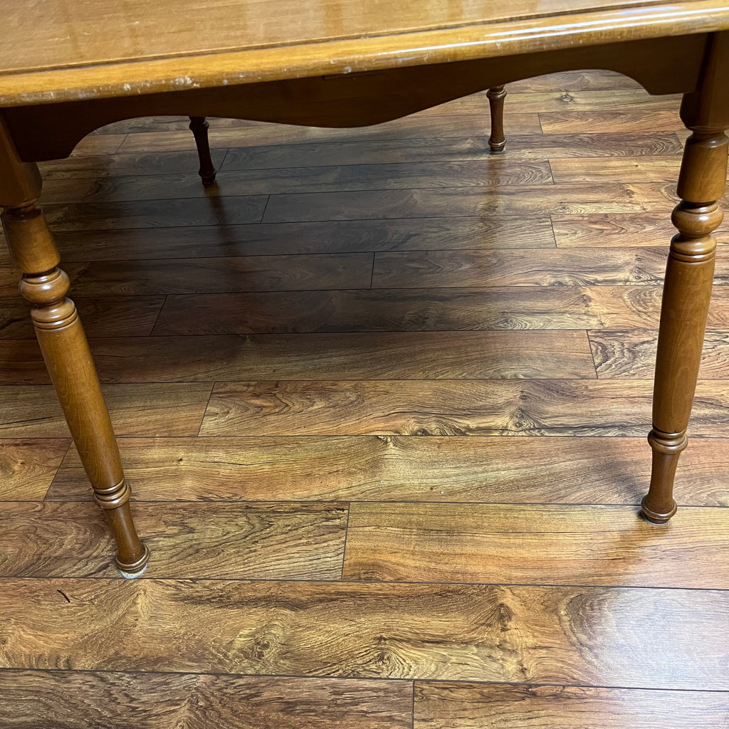 F513 Vintage wooden kitchen table (54" x 36" x 30")