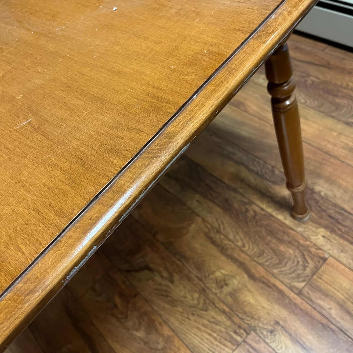 F513 Vintage wooden kitchen table (54" x 36" x 30")