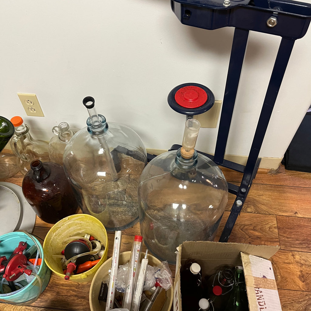 F533 Wine Making Supplies Grouping