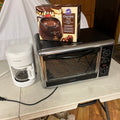 F541 Kitchen Grouping( chocolate fondue pot, toaster oven and Proctor Silex coffee maker)