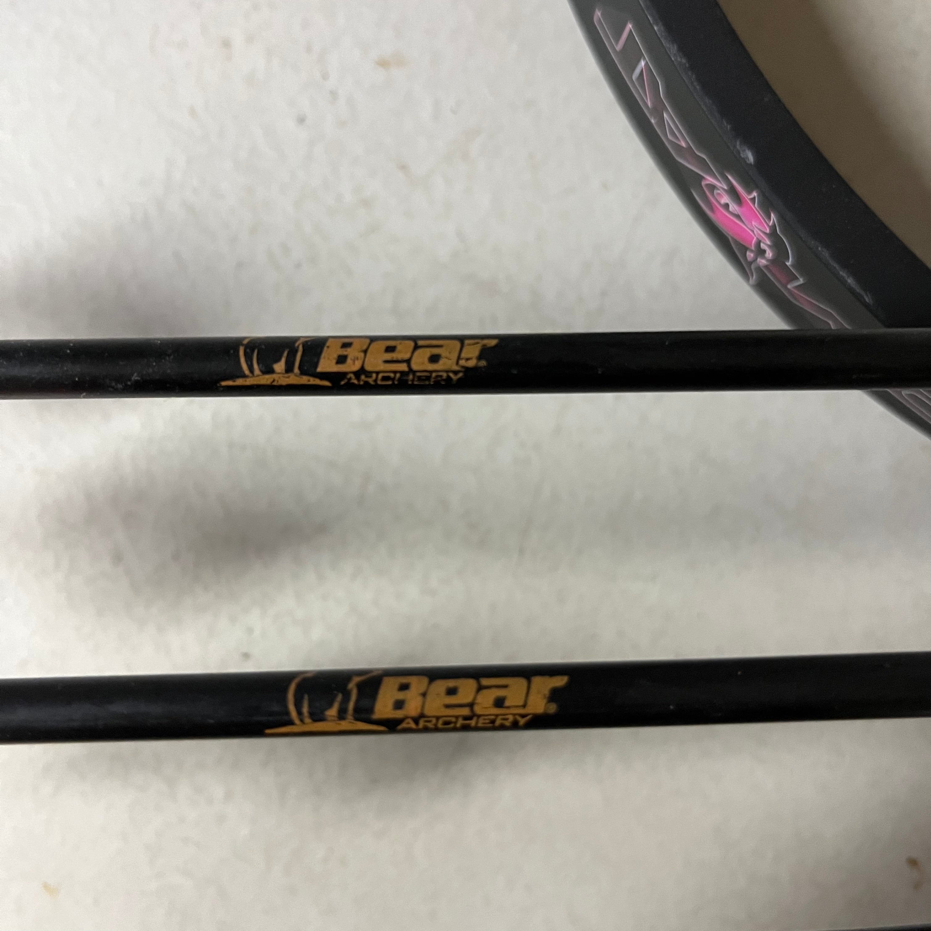 F542 Set of 2 compound bows with arrows