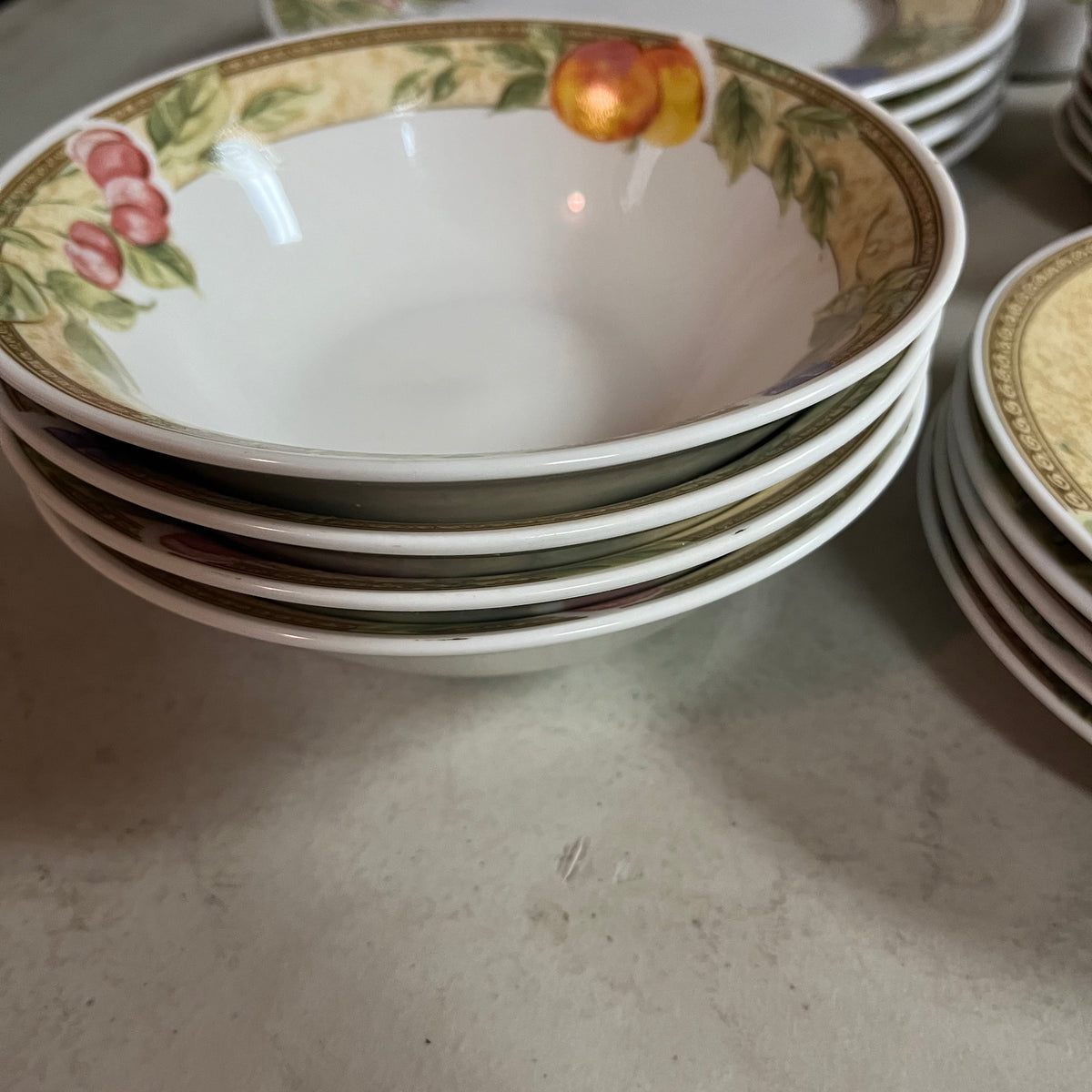 F548 Dishes Grouping (25 Gibson Everyday dishes)