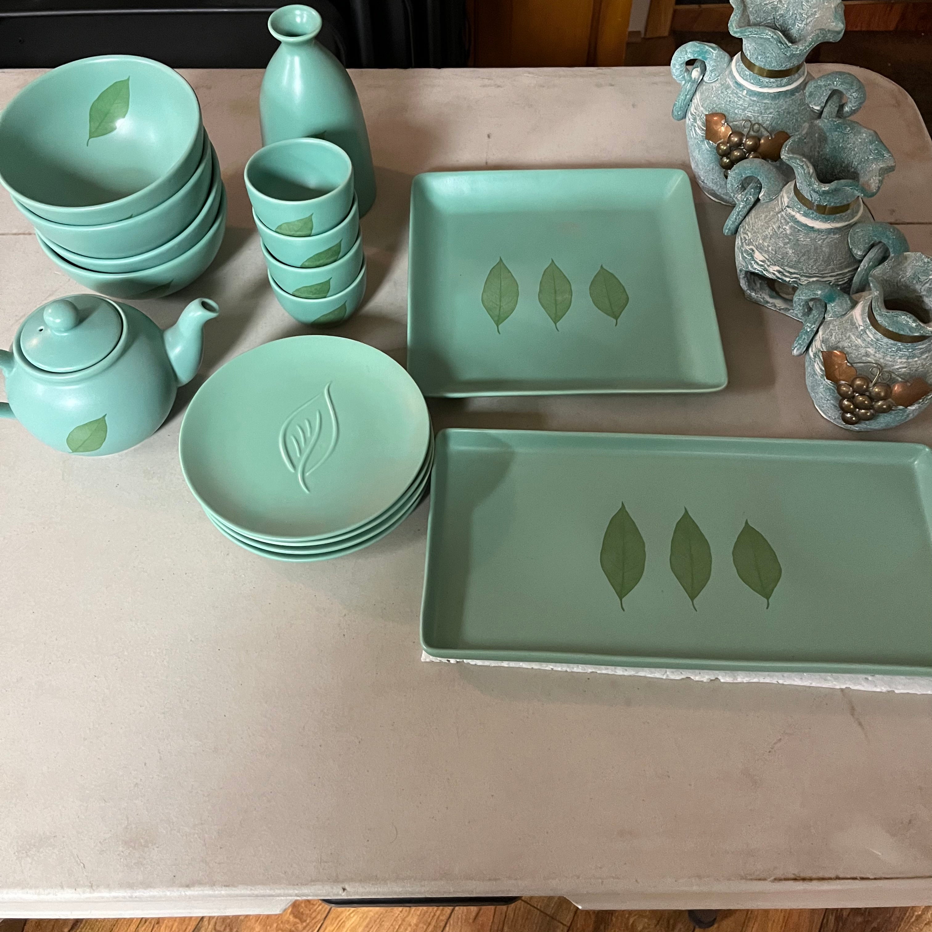F553 Kitchen Grouping (mint green dishes and more)