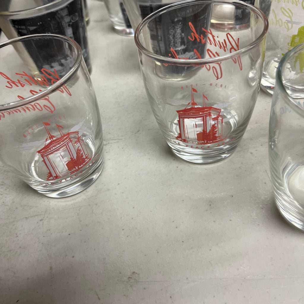 F560 Vintage Barware Grouping (pint glasses and more)