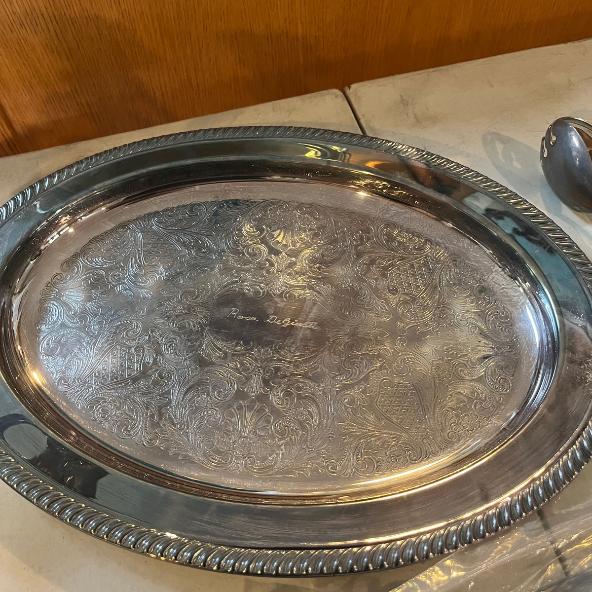 F563 Silverplate and flatware grouping