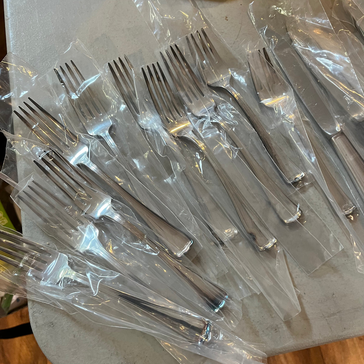F563 Silverplate and flatware grouping