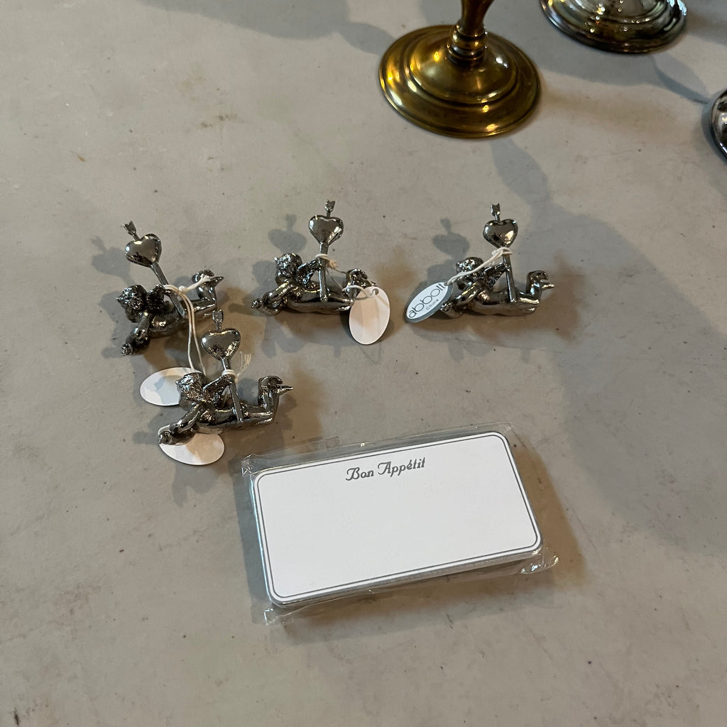 F564 Set of 13 Silver plate goblets