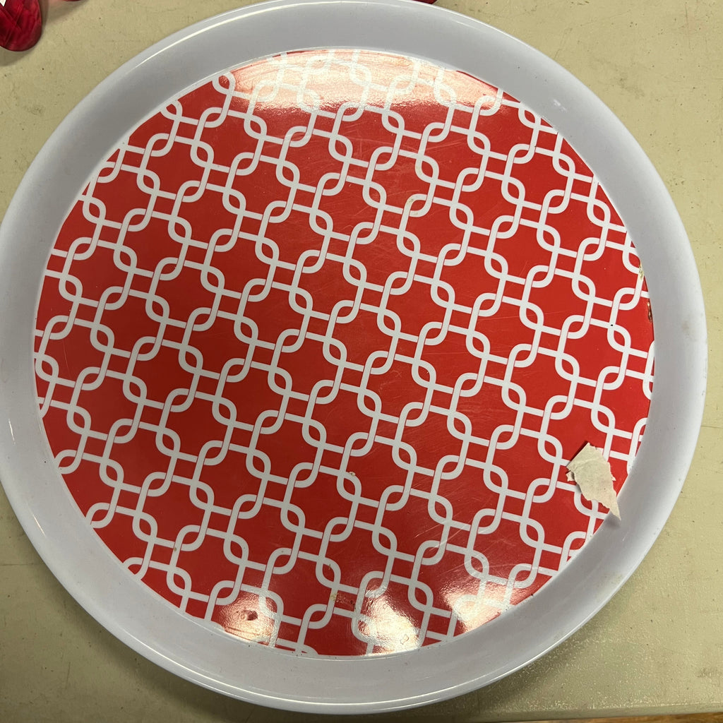 F565 Red Kitchen Grouping (red wall clock and more)