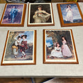 F572 Set of 5 framed vintage prints