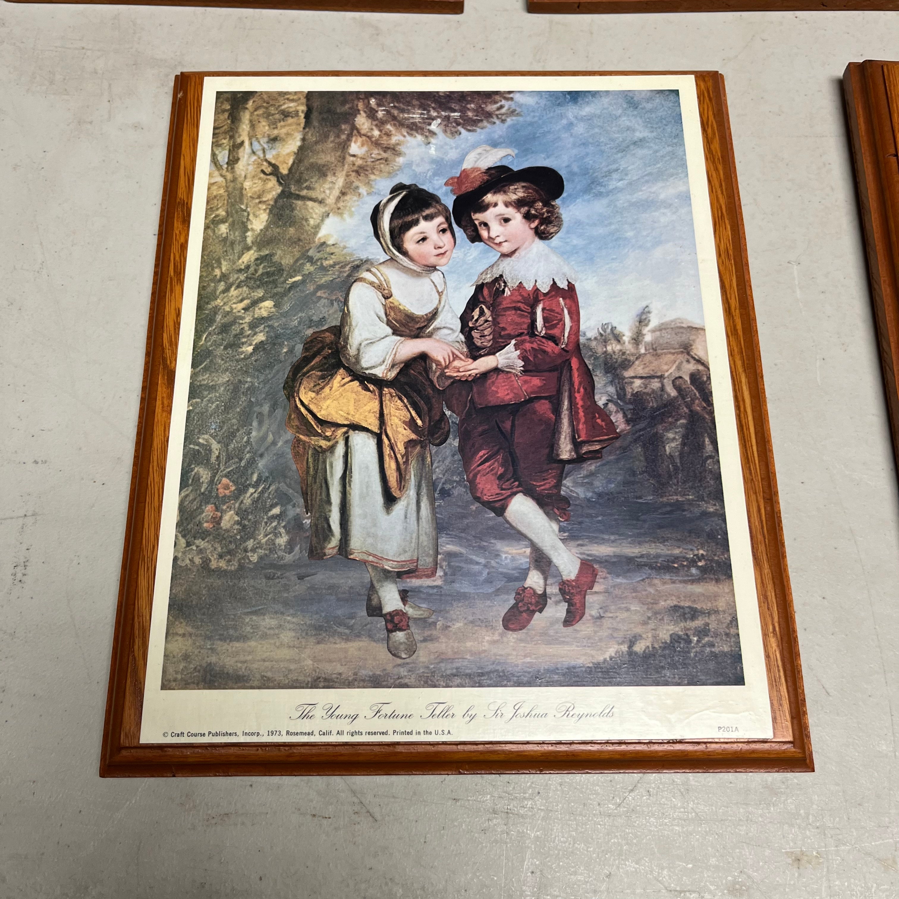 F572 Set of 5 framed vintage prints