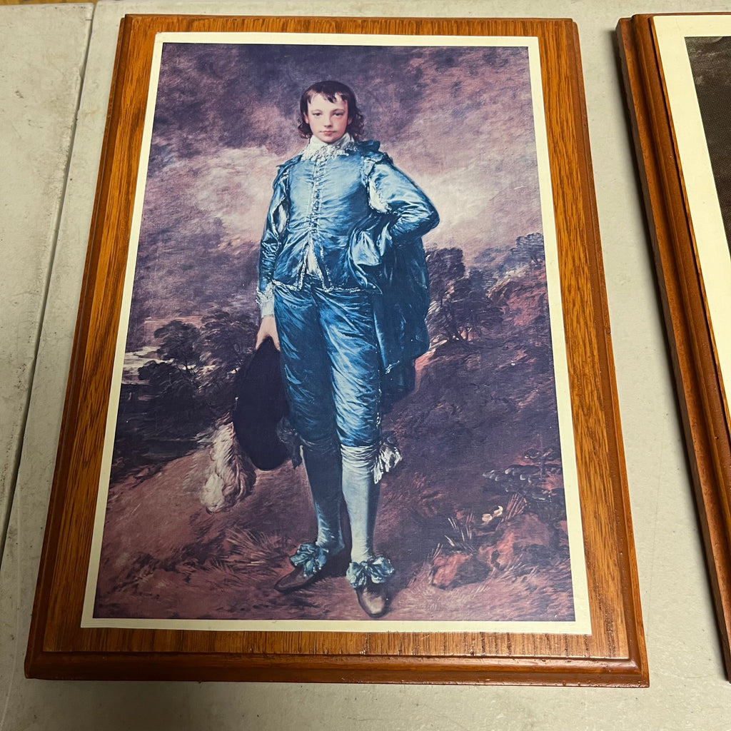 F572 Set of 5 framed vintage prints