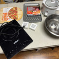 F580 Kitchen Grouping (Salton hot plate, mini crock pot and more)