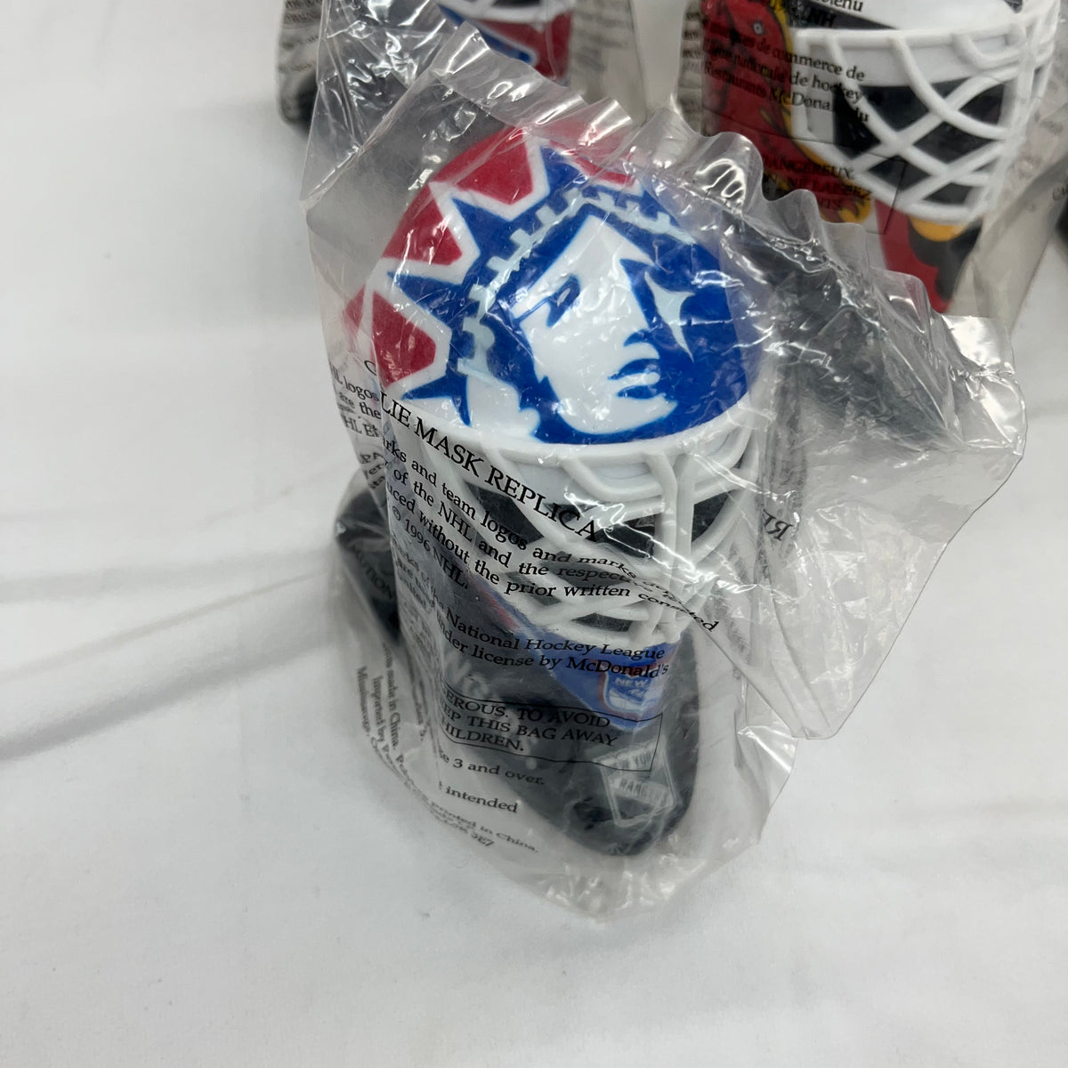 A507 Vintage McDonalds Goalie masks grouping