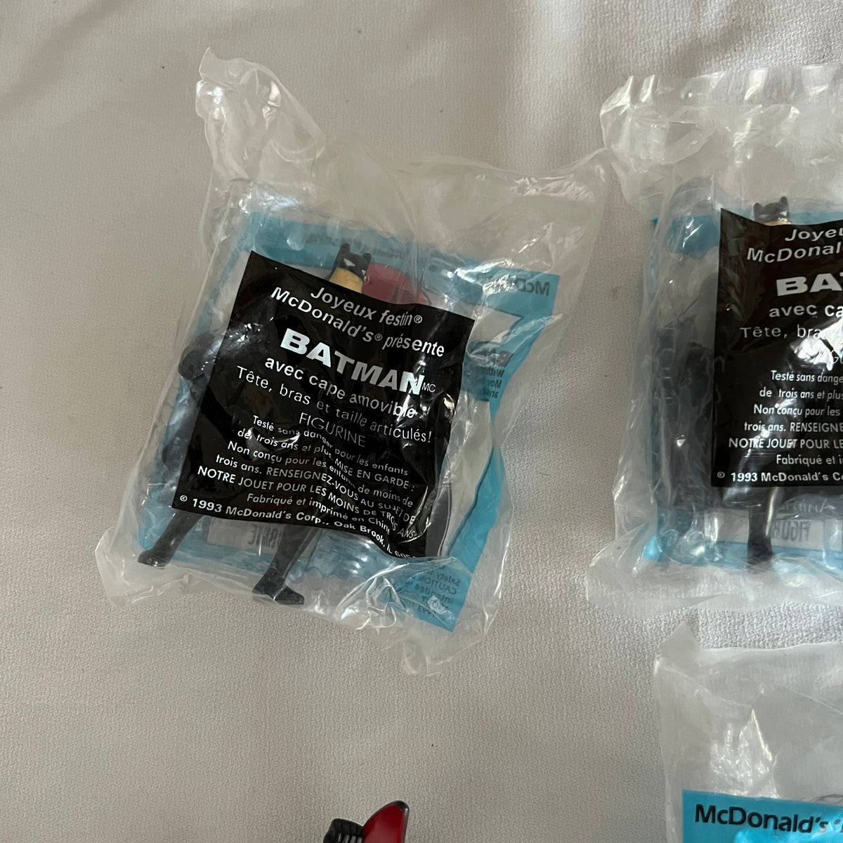 A552 McDonalds Happy Meal Toy Grouping (Batman and more)