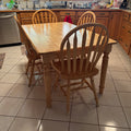 F100 Solid Oak Table with 4 chairs