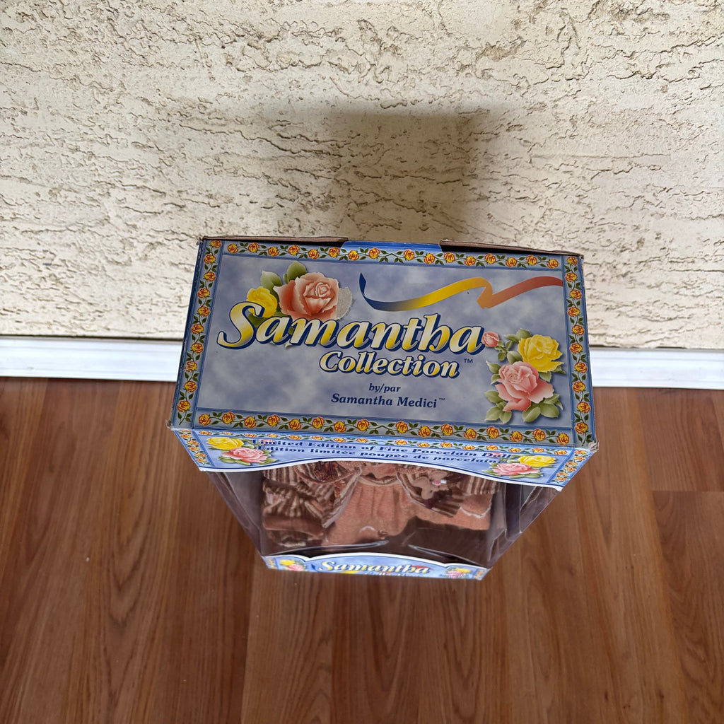 F107 Samantha Collection porcelain doll, new in box