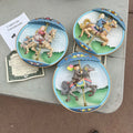 D674 Set of 3 Bradford Exchange plates