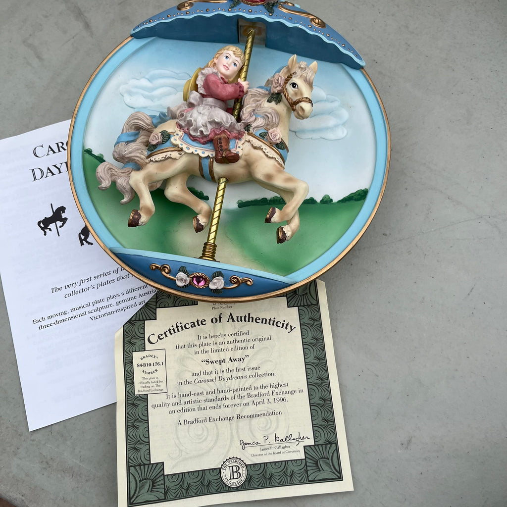 D674 Set of 3 Bradford Exchange plates