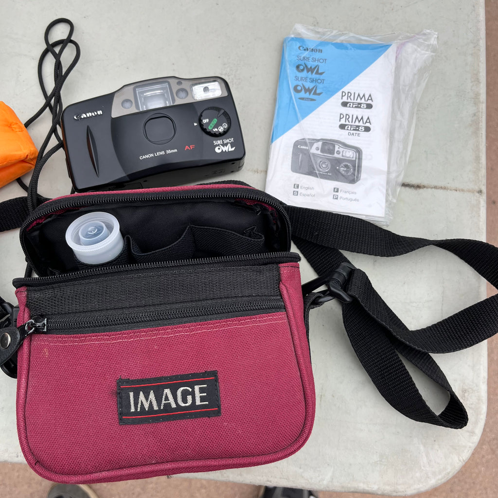 D679 Vintage Camera Grouping (Canon and Olympus 35mm cameras)