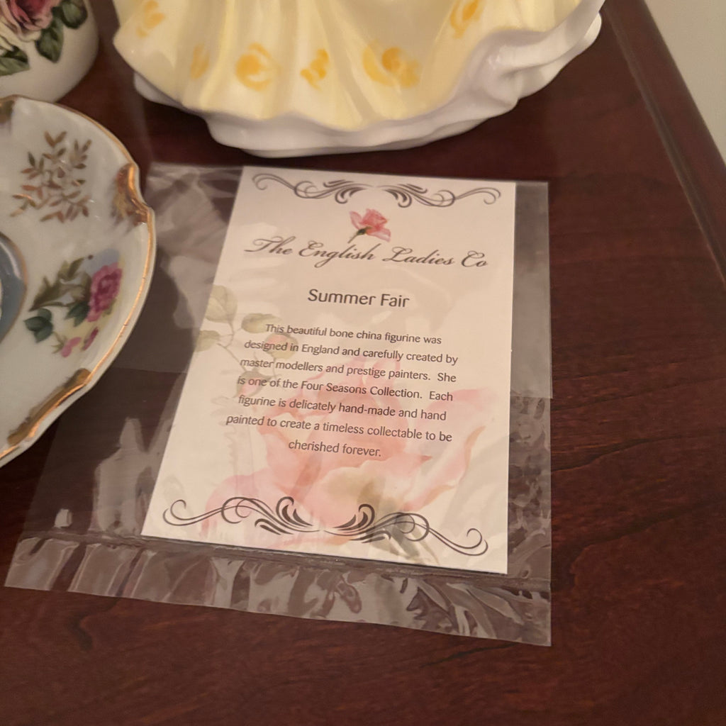 F119 Vintage China Grouping( English Ladies Co and Royal Doulton Pretty Ladies "Buttercup"