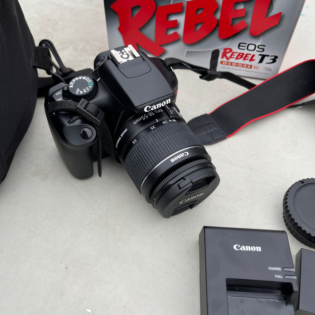 D681 Canon Rebel EOS T3 with case