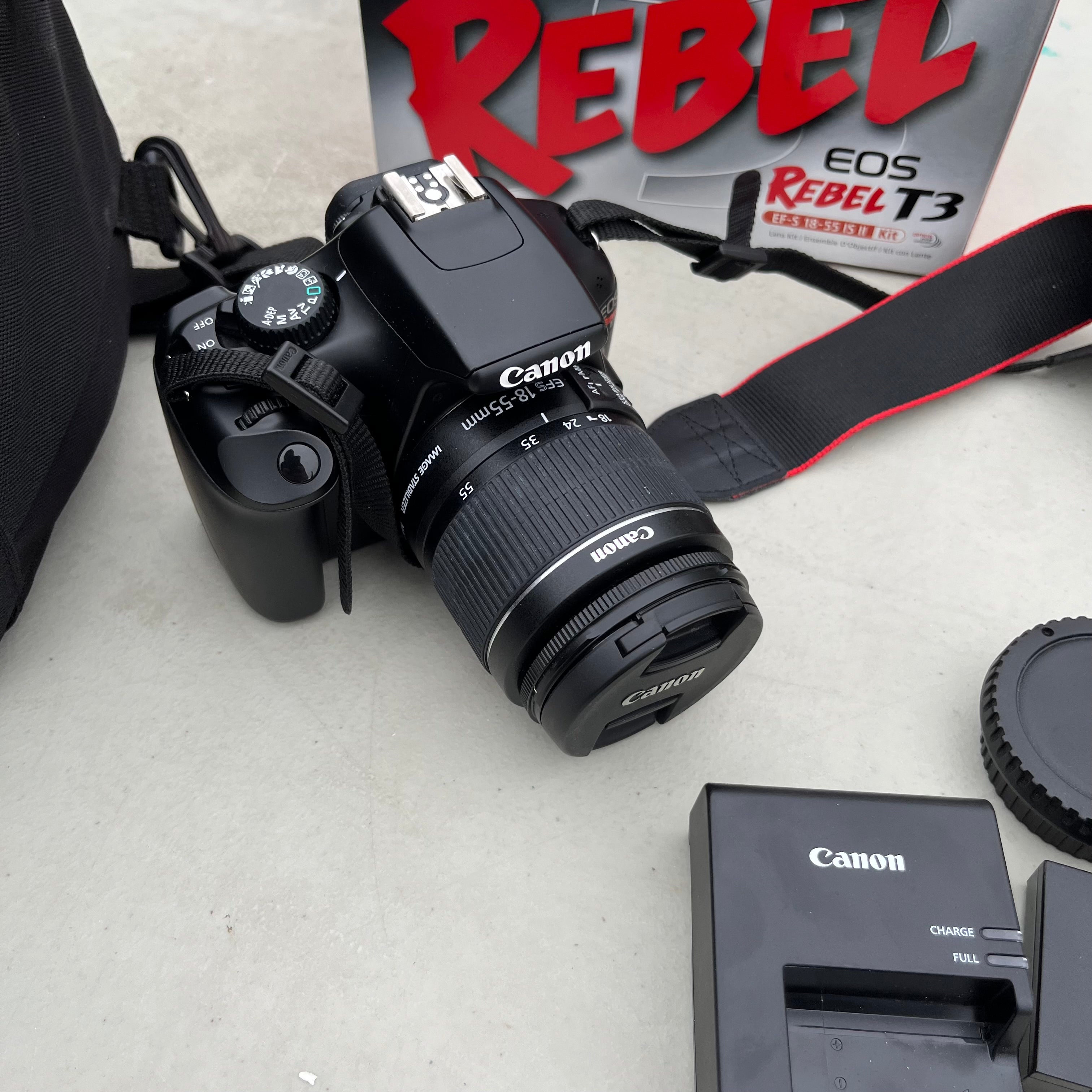 D681 Canon Rebel EOS T3 with case