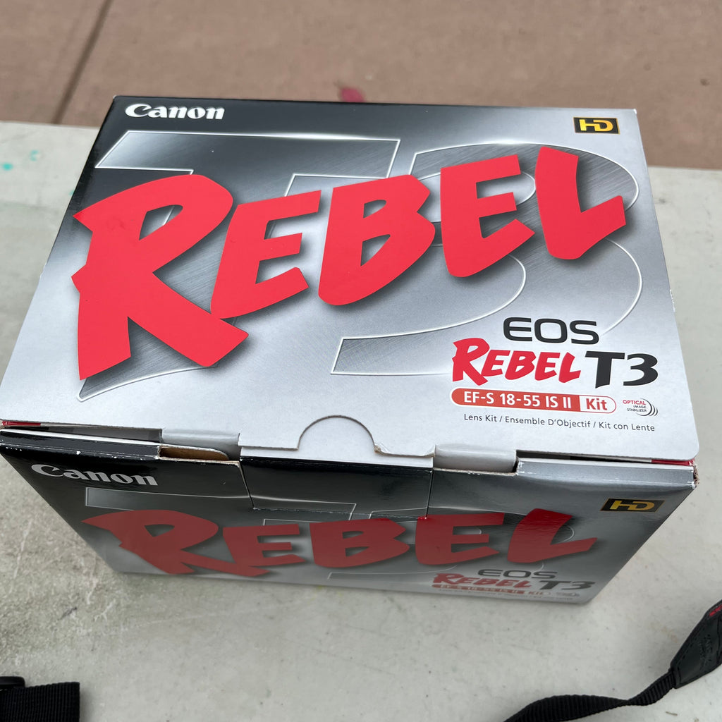D681 Canon Rebel EOS T3 with case
