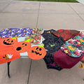 D683 Fall and Halloween table linens