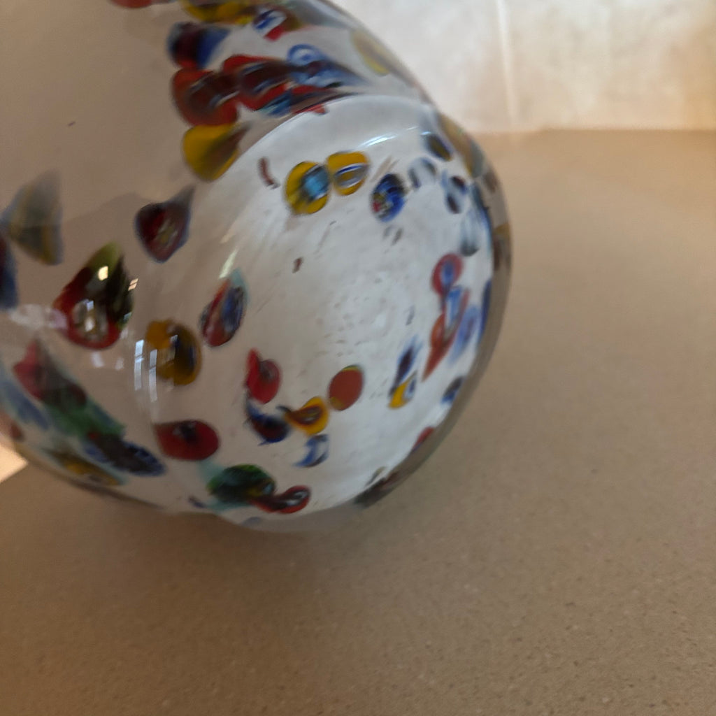 F130 Vintage Murano style vase and decor