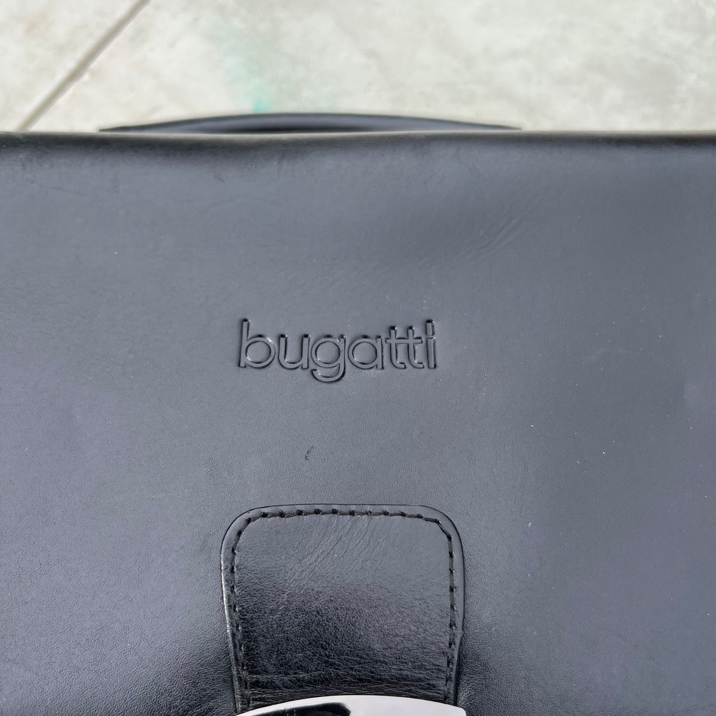 D688 Set of 2 black briefcases (Bugatti and more)