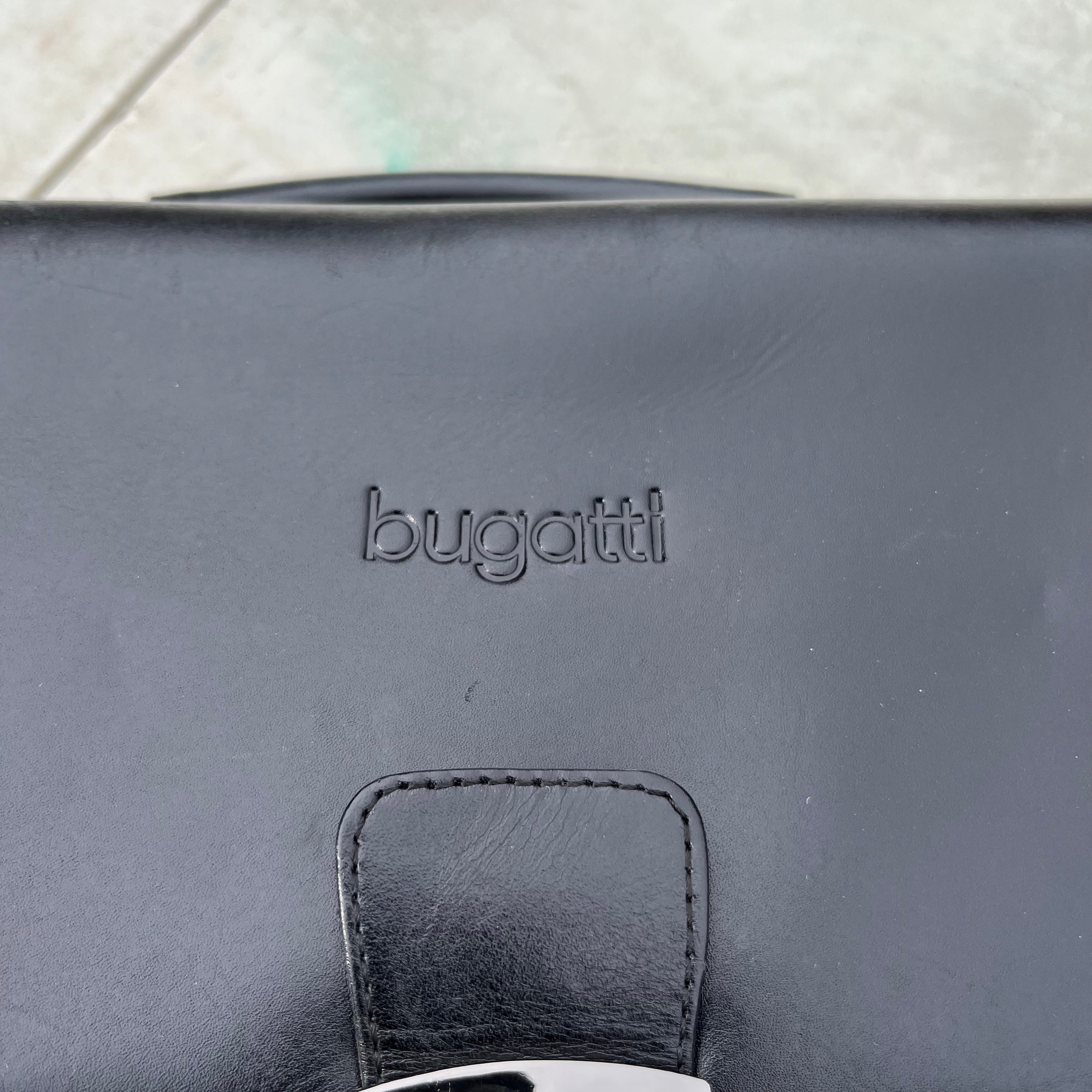 D688 Set of 2 black briefcases (Bugatti and more)