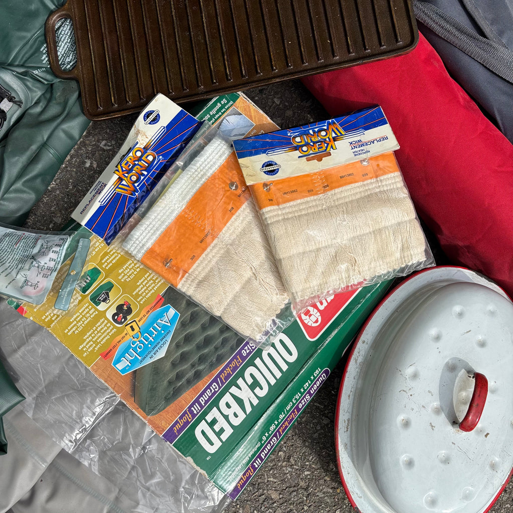 F140 Camping Grouping (chairs and more)