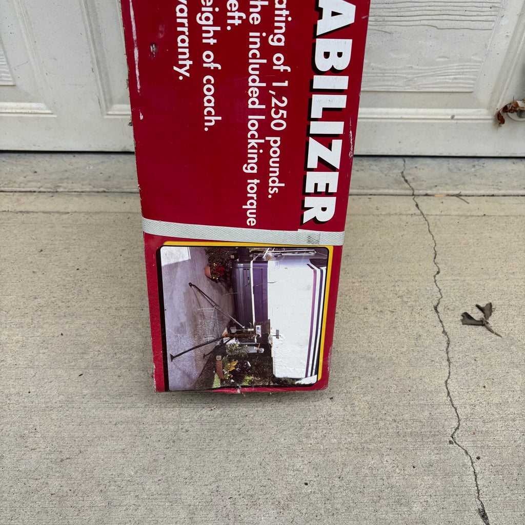 F143 Adjustable locking 5th wheel stabilizer (new in box )
