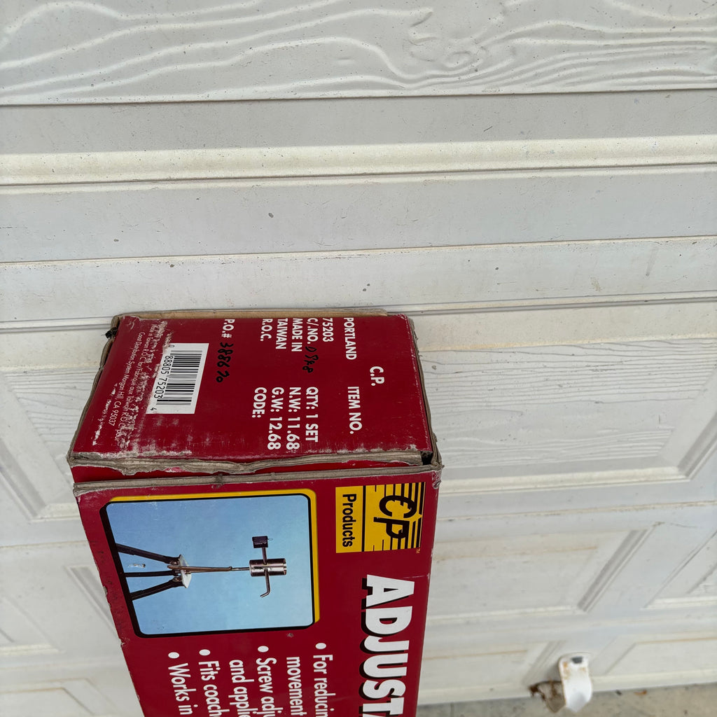 F143 Adjustable locking 5th wheel stabilizer (new in box )
