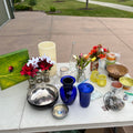 D692 Home Decor Grouping (faux flowers, vases and more)