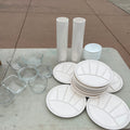 D694 Kitchen Grouping (fondue plates and more)