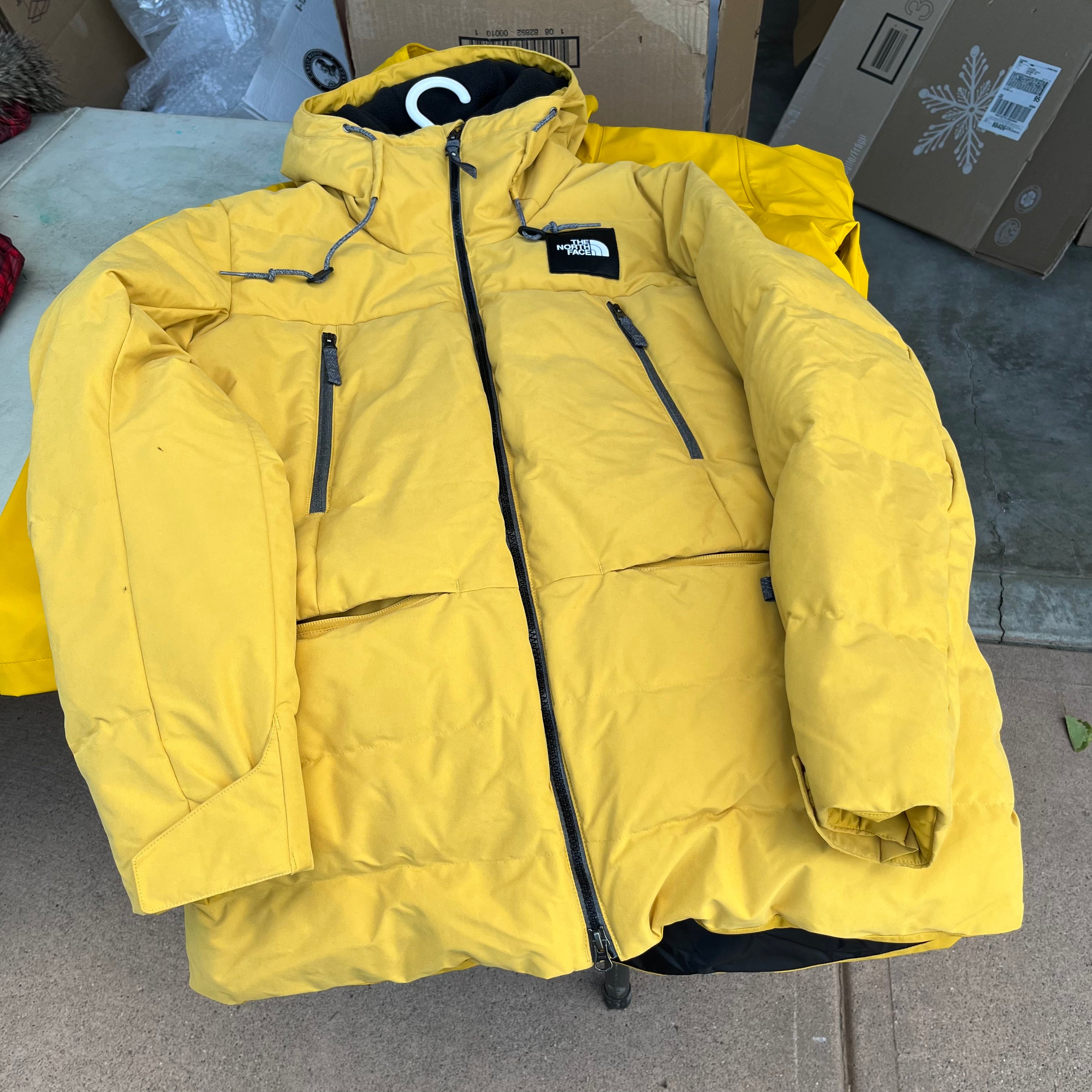 D700  Jacket Groupng (Helly Hansen XL rain jacket and North Face parka)
