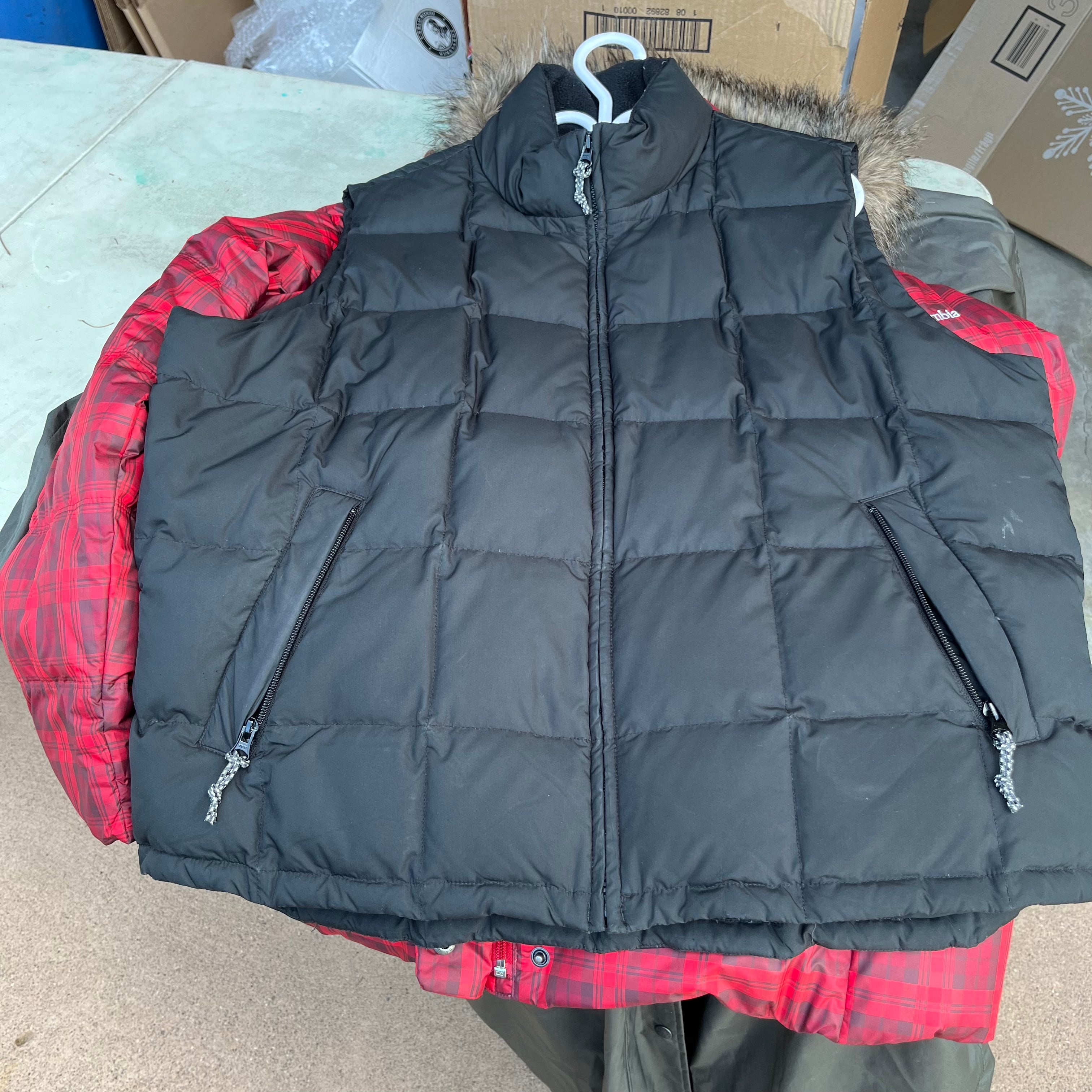 D701 Mens Clothing Grouping (black overcoat and more)